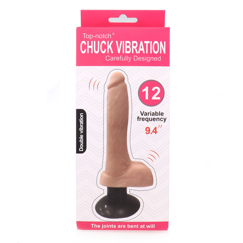 (image for) Suction Vibration Realistic Dildo